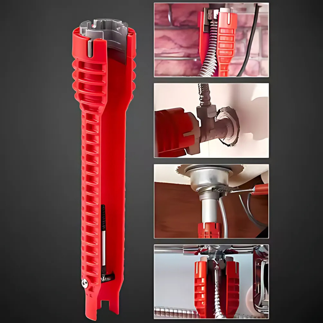 SinkWrench 1+1 GRATIS: Multifunktional Einfach Zu Bedienen Küchenspüle Schraubenschlüssel