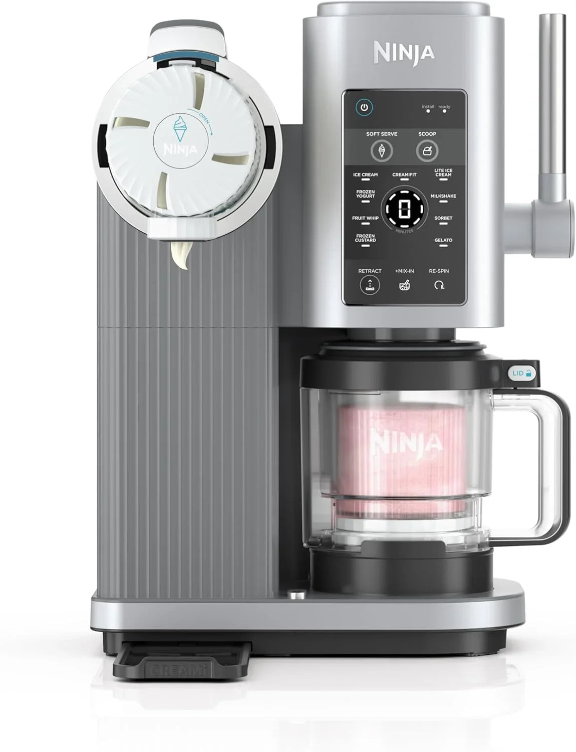 NINJA SWIRL - BY CREAMI Vergessen Sie die Warteschlangen in Gelaterien.  Machen Sie alles zu Hause.