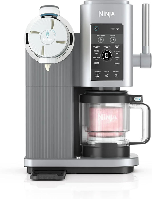 NINJA SWIRL - BY CREAMI Vergessen Sie die Warteschlangen in Gelaterien.  Machen Sie alles zu Hause.