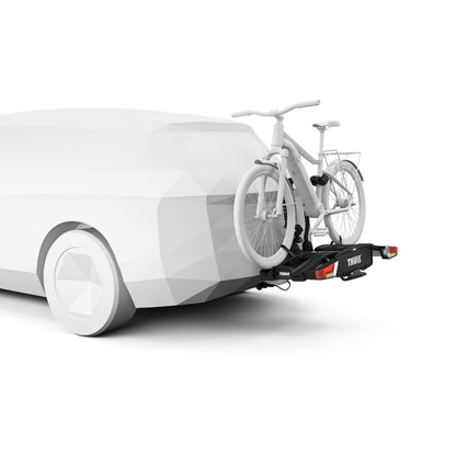 Thule EasyFold XT 2 Fahrradträger - Zusammenklappbarer und kompakter Träger für 2 Fahrräder