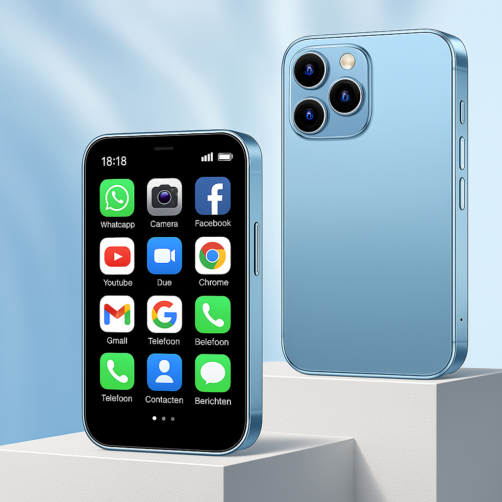 Mini-Smartphone | Für Jung und Alt (+KOSTENLOSE HÜLLE)