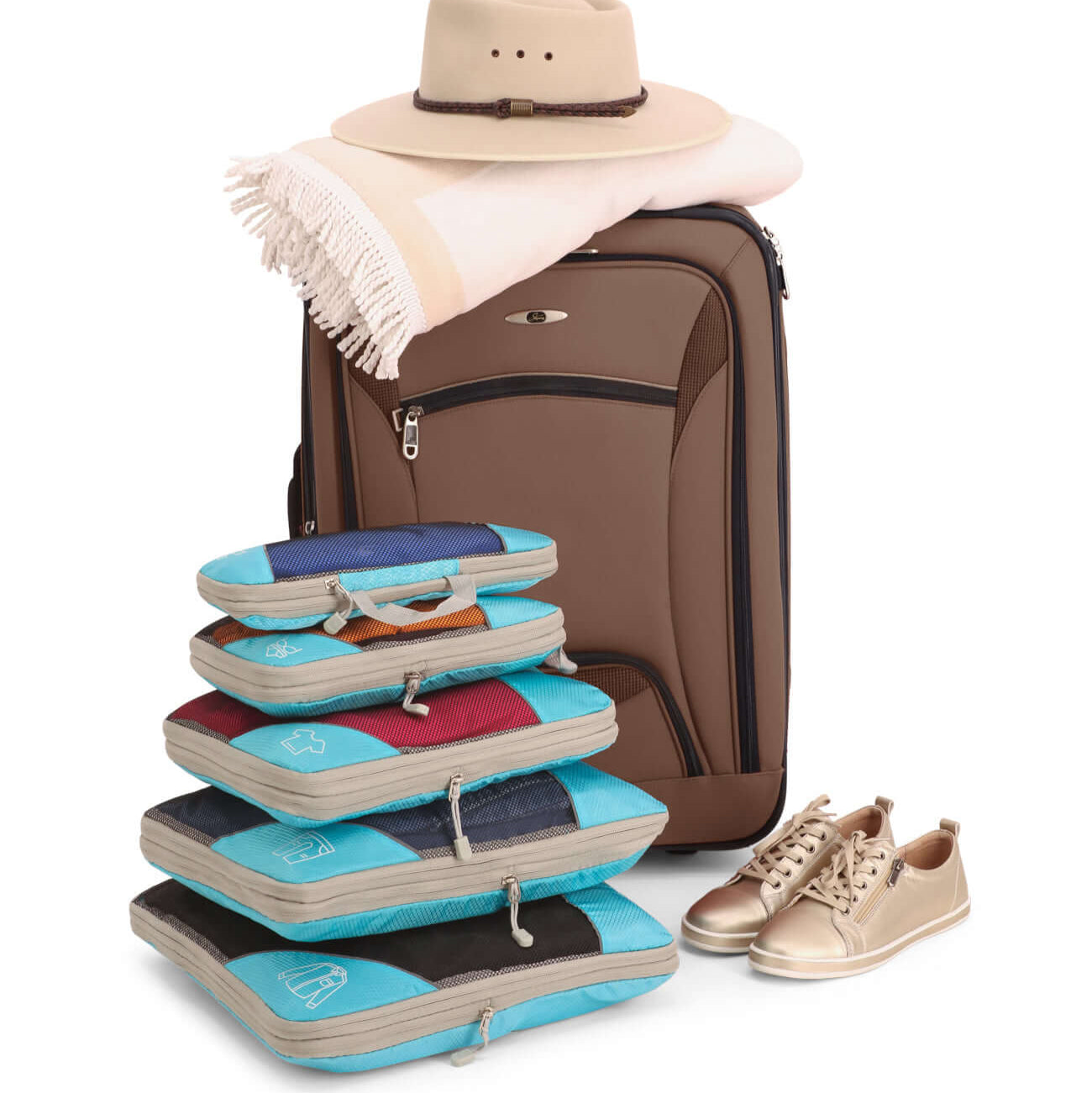 Packzy – 5er-Pack Kompressionswürfel