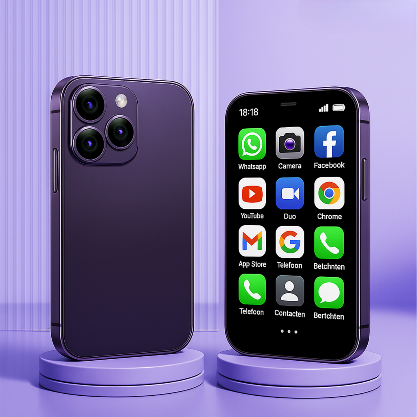 Mini-Smartphone | Für Jung und Alt (+KOSTENLOSE HÜLLE)