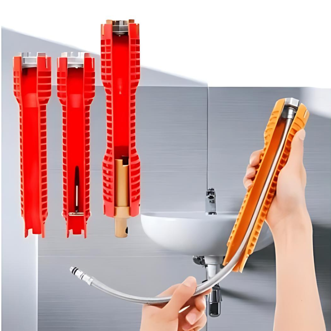 SinkWrench 1+1 GRATIS: Multifunktional Einfach Zu Bedienen Küchenspüle Schraubenschlüssel