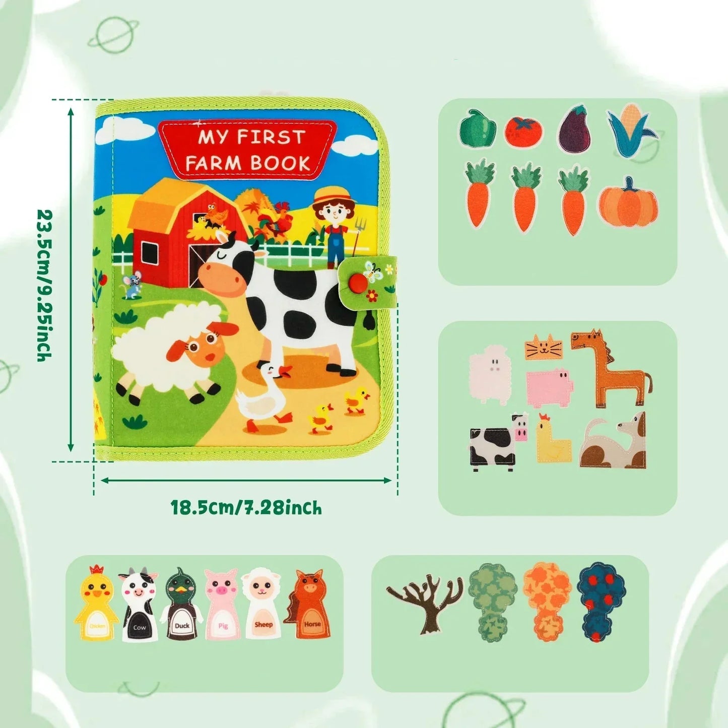 FarmFun™ – Pädagogisches Montessori-Bauernhof-Geschichtsbuch