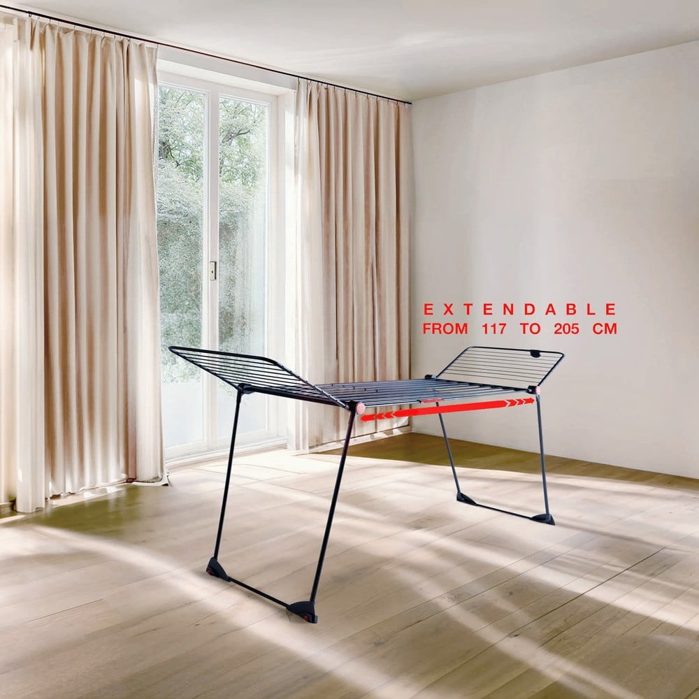 Vileda Infinity Flex® Wäscheständer für den Innenbereich, XXL-Leinen über 2 Meter, Stabil und Robust, Praktischer Transport