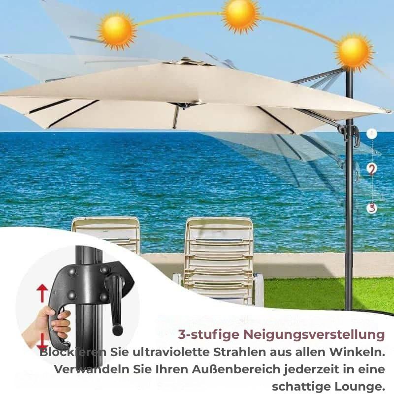 Garten Sonnenschirm Beige