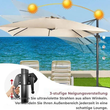 Garten Sonnenschirm Beige