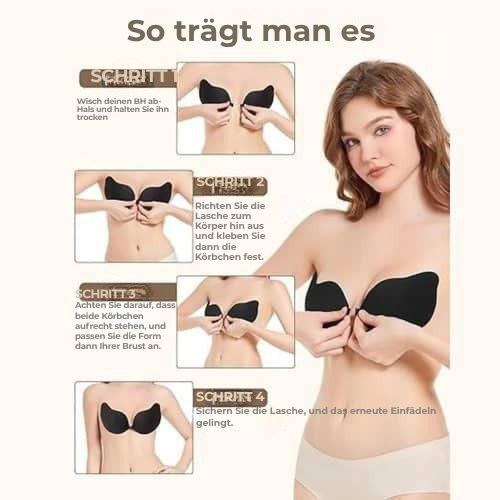 2er-Set Selbstklebende Push-Up BHs