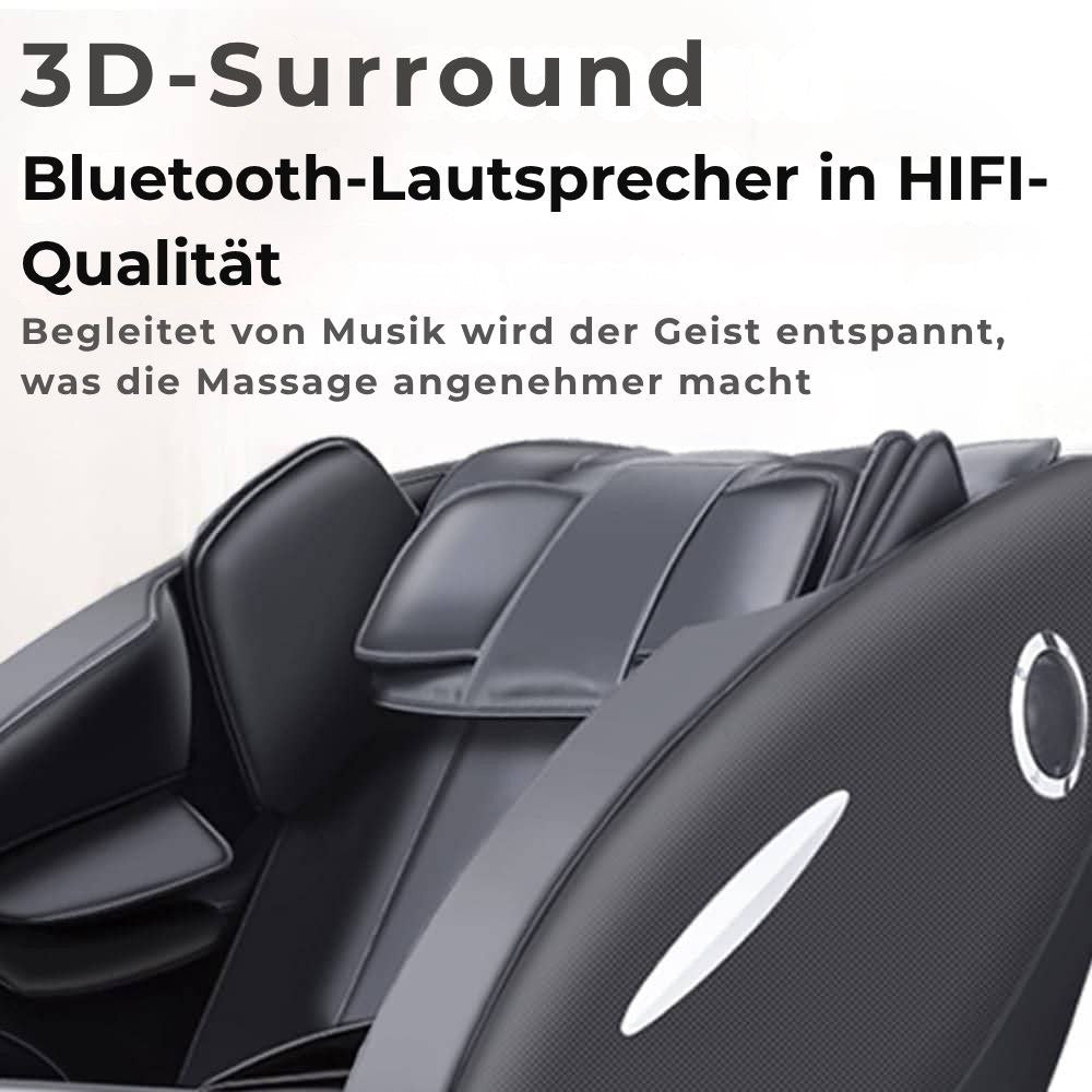 Massagestuhl A5 – Wärmetherapie, KI-Steuerung, Zero Gravity & Touchscreen