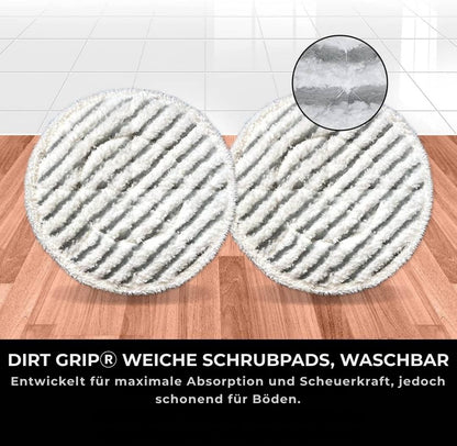 Shark® Dampf- & Scheuermopp – All-in-One mit LED, XL-Tank & 8 Pads