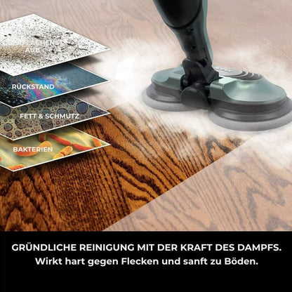 Shark® Dampf- & Scheuermopp – All-in-One mit LED, XL-Tank & 8 Pads