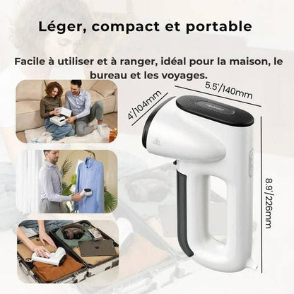 STEAMIFY™ Fer à vapeur professionnel avec fonction d’aspiration – Plus de plis en quelques secondes