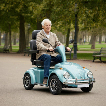 Scooter électrique inspiré du scarabée